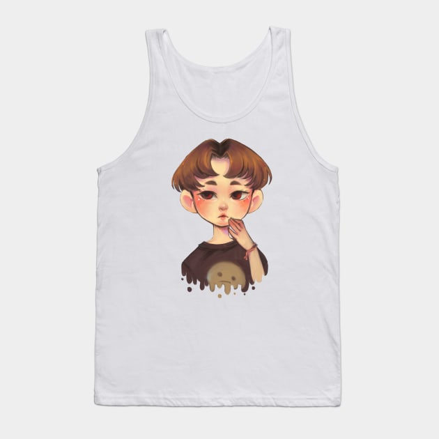 face Tank Top by Mucchii